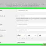 Nintendo Account Creation & Login
